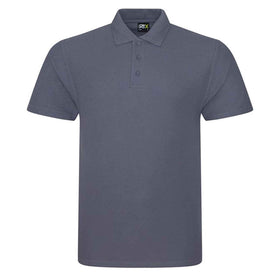 Pro RTX Pro polo shirt in solid grey on a white background. RX101 