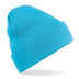 Beechfield Original Cuffed Beanie - B45 in surf blue on a white background