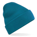 Beechfield Original Cuffed Beanie - B45 in teal blue on a white background
