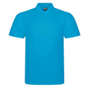 Pro RTX Pro polo shirt in turquoise on a white background. RX101 