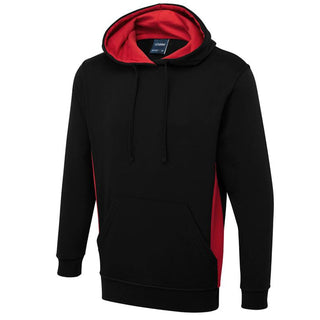 Buy black-red Two Tone Hooded Sweatshirt - UC517