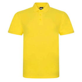 Pro RTX Pro polo shirt in yellow on a white background. RX101 
