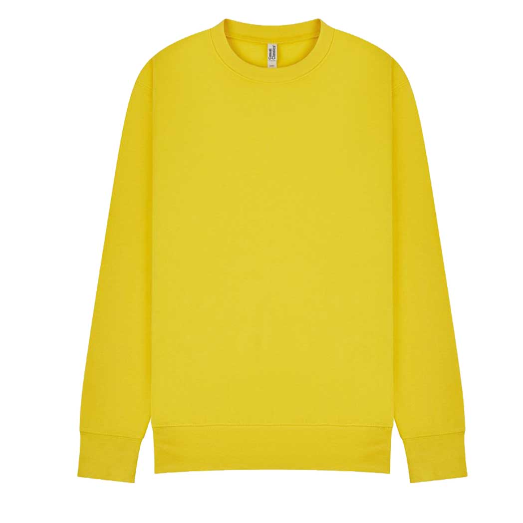 Buy yellow Promo Crew Sweatshirt - Colours