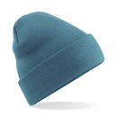 Beechfield Original Cuffed Beanie - B45 in airforce blue on a white background