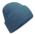 Beechfield Classic Engineered Deep-Cuffed Beanie - B385R in Airforce Blue on a white background