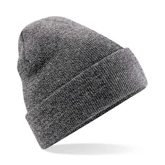 Beechfield Original Cuffed Beanie - B45 in antique grey on a white background