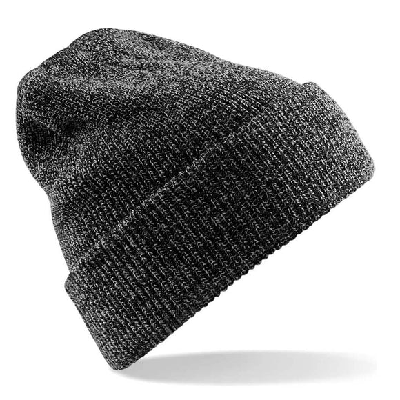 Beechfield Heritage Beanie - B425 in Antique grey on a white background