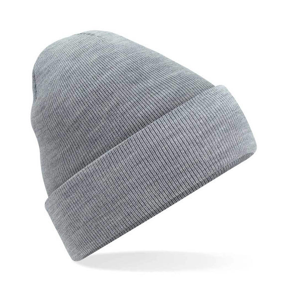 Beechfield Original Cuffed Beanie - B45 in ash grey on a white background