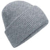 Beechfield Classic Engineered Deep-Cuffed Beanie - B385R in Ash on a white background