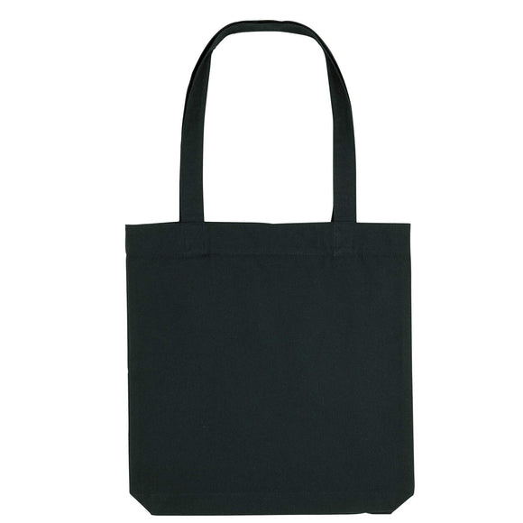 Stanley/Stella Woven Tote Bag - STAU760 in Black on a white background