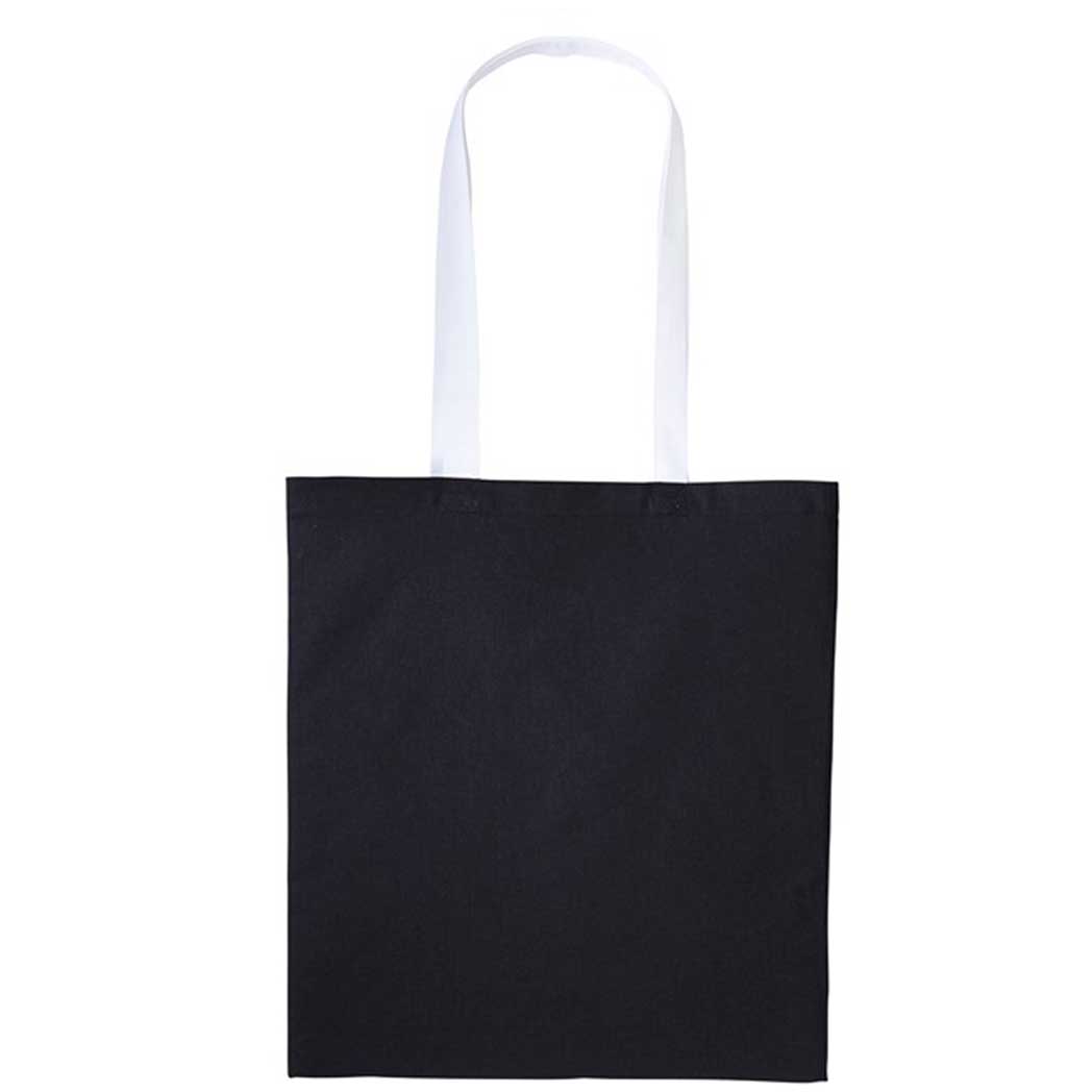 Buy jet-black-arctic-white Varsity Cotton Shopper - RL150
