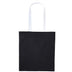 Nutshell Varsity Cotton Shopper - RL150 in black with white handles against a white background