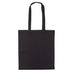 Nutshell Recycled Cotton Shopper - RL600 black tote bag on a white background