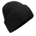 Beechfield Classic Engineered Deep-Cuffed Beanie - B385R in black on a white background