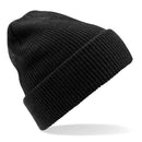 Beechfield Heritage Beanie - B425 in black on a white background