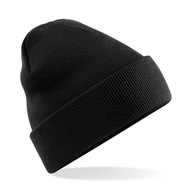 Beechfield Original Cuffed Beanie - B45 in black on a white background