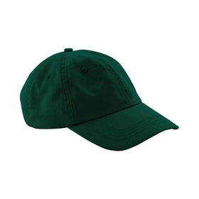 Beechfield Dad Cap - B653 in bottle green on a white background