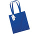 Bright royal Beechfield EarthAware® Organic Bag For Life - W801 tote bag on a white background