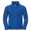 Russell Full-Zip Outdoor Fleece - 870M in bright blue on a white background.