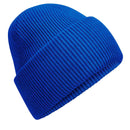 Beechfield Classic Engineered Deep-Cuffed Beanie - B385R in bright royal on a white background