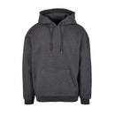Build your Brand Basic Oversize Hoodie - BB006 in charcoal against a white background