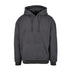 Build your Brand Basic Oversize Hoodie - BB006 in charcoal against a white background
