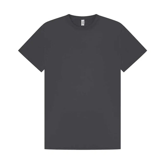 Promo Tech T-Shirt in charcoal grey against a white background