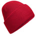 Beechfield Classic Engineered Deep-Cuffed Beanie - B385R in classic red on a white background