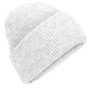 Beechfield Classic Engineered Deep-Cuffed Beanie - B385R in cloudy grey on a white background
