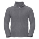 Russell Full-Zip Outdoor Fleece - 870M in convoy grey on a white background.