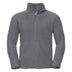 Russell Full-Zip Outdoor Fleece - 870M in convoy grey on a white background.