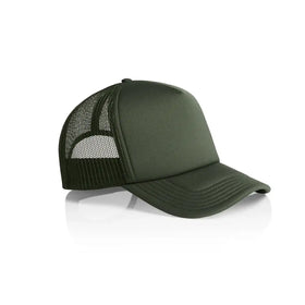 AS Colour Frame Foam Trucker Cap - 1161 in cypress green on a white background