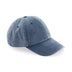 Beechfield Vintage Cap - B655 in vintage denim on a white background