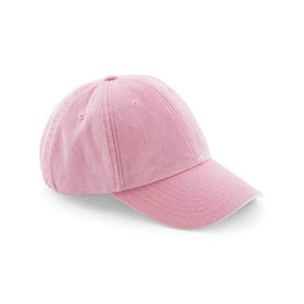 Beechfield Vintage Cap - B655 in vintage dusky pink on a white background