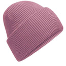 Beechfield Classic Engineered Deep-Cuffed Beanie - B385R in dusty purple on a white background