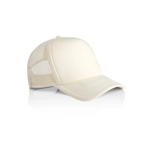 AS Colour Frame Foam Trucker Cap - 1161 in ecru on a white background