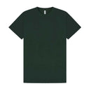 Promo Tech T-Shirt in forest green against a white background
