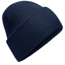 Beechfield Classic Engineered Deep-Cuffed Beanie - B385R in french navy on a white background