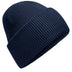 Beechfield Classic Engineered Deep-Cuffed Beanie - B385R in french navy on a white background