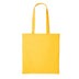 A gold long handle tote bag made of cotton, displayed against a white background. Nutshell Cotton Shopper - RL100