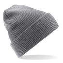 Beechfield Heritage Beanie - B425 in Graphite grey on a white background