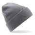 Beechfield Heritage Beanie - B425 in Graphite grey on a white background
