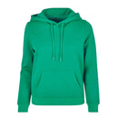 Build your Brand Basic Oversize Hoodie - BB006 in grass green against a white background
