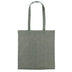 Nutshell Recycled Cotton Shopper - RL600 Green marl tote bag on a white background