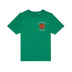 Green PE T-Shirt for Longridge C of E Primary School with school crest to the left chest area.