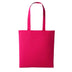 A hot pink long handle tote bag made of cotton, displayed against a white background. Nutshell Cotton Shopper - RL100