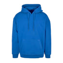 Build your Brand Basic Oversize Hoodie - BB006 in intense blue against a white background