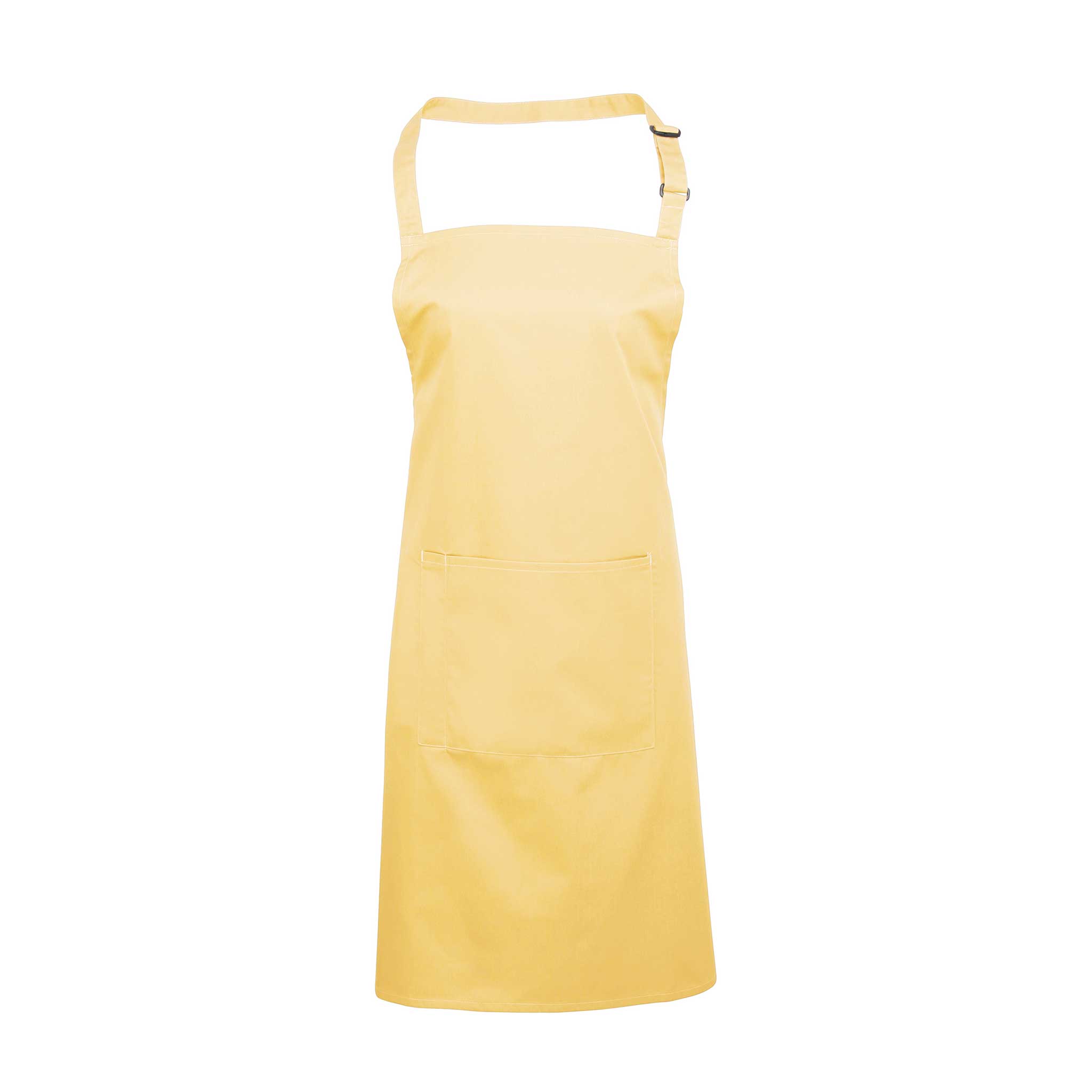 Buy lemon Colours Bib Apron with Pocket - PR154