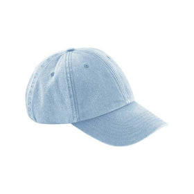 Beechfield Vintage Cap - B655 in vintage light blue on a white background