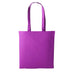 A magenta purple long handle tote bag made of cotton, displayed against a white background. Nutshell Cotton Shopper - RL100
